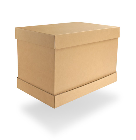 Sleeve with 2 end caps 18.20.54 cardboard box